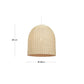 Abat-jour Rotin Cloche