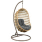 Fauteuil Oeuf Rotin sur Pied