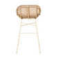 Lot de 2 Tabourets de Bar en Rotin