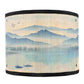 Abat-Jour Bambou Paysage Peint